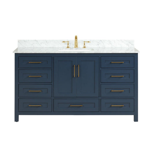 Valencia 60" Vanity Single Sink Aria Blue (RA-VV6021S-AB)