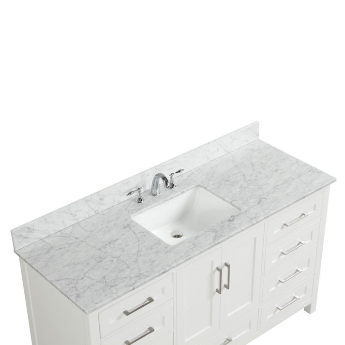 Valencia 60" Vanity Single Sink Dove White (RA-VV6021S-DS)