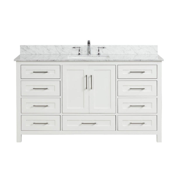 Valencia 60 Vanity Single Sink Dove White (RA-VV6021S-DS)