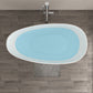 Freestanding Solid Surface Resin Matte Bathtub 67 Inch x 33.5 Inch - Vanity Art VA6913-ML