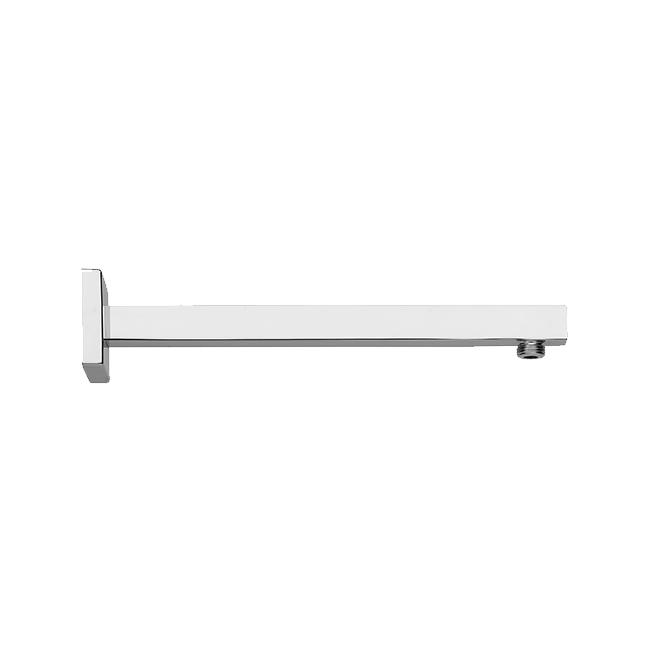 Latoscana 12 Inch Square Wall-Mounted Brass Shower Arm in Polished Chrome - SQCR74512