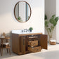 48 Inch Single Sink Bathroom Vanity in Tan with Marble Countertop - Vanity Art VA7048-T-ET