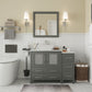 42 Inch Single Sink Bathroom Vanity in Gray with Marble Countertop - Vanity Art VA3130-42G