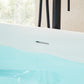 Freestanding Solid Surface Resin Glossy Bathtub 67 Inch x 31.5 Inch - Vanity Art VA6920-GL