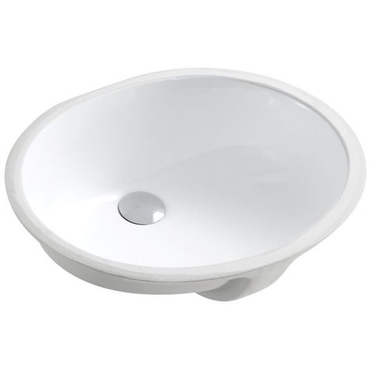 Ceramic Oval Undermount Sink 19 1/2"L x 16"W x 8 1/4"H (RA-VSO19)