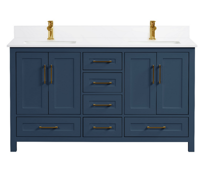 Valencia 60" Vanity Double Sinks Aria Blue (RA-VV6021D-AB)