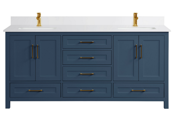 Valencia 72 Vanity Double Sinks Aria Blue (RA-VV7221D-AB)