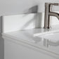 72 Inch Single Sink Bathroom Vanity in White with White Marble Countertop - Vanity Art VA1072DW