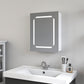 Rectangular 19.5 Inch x 25 Inch LED Mirror Medicine Cabinet with Rock Switch - Vanity Art VA31