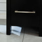 84 Inch Double Sink Bathroom Vanity in Espresso with Ceramic Countertop - Vanity Art VA3036-84E