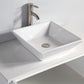 108 Inch Double Sink Bathroom Vanity in White with Marble Countertop - Vanity Art VA3136-108W