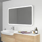 Rectangular 47.5 Inch x 27.5 Inch LED Mirror with Touch Sensor - Vanity Art VA59R