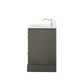 36 Inch Single Sink Bathroom Vanity in Gray with Marble Countertop & Backsplash - Vanity Art VA5036-SG