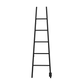 Amba ASMB Amba Jeeves Model A Ladder 5 Bar Hardwired Drying Rack in Matte Black - ASMB