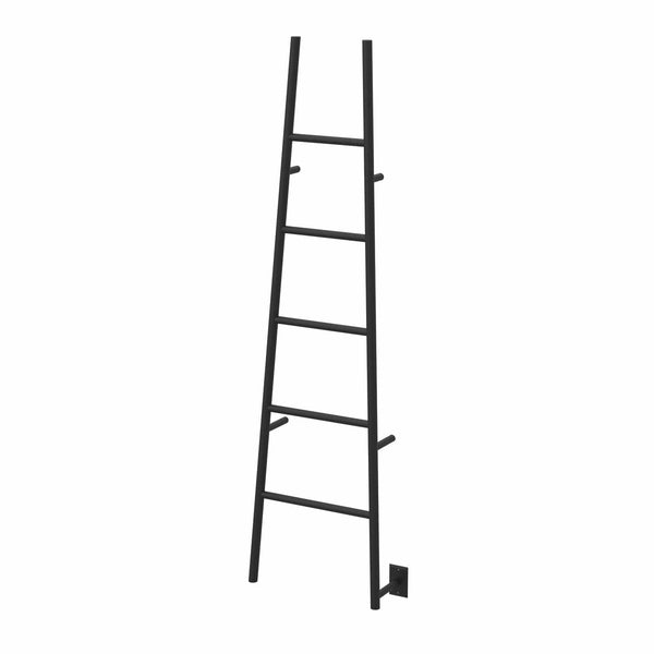 Amba ASMB Amba Jeeves Model A Ladder 5 Bar Hardwired Drying Rack in Matte Black - ASMB