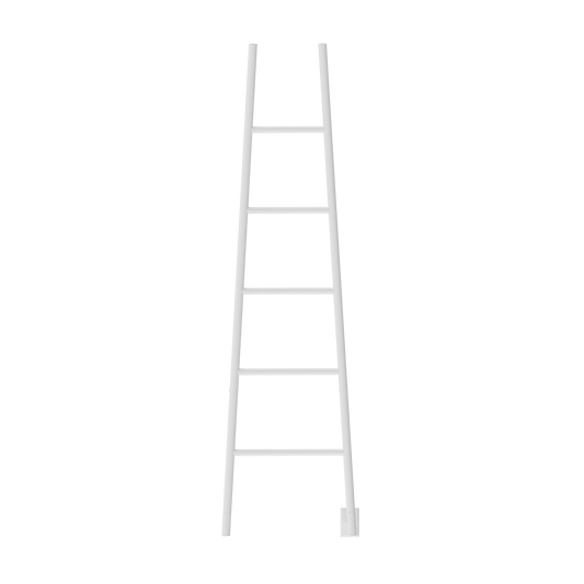 Amba ASW Amba Jeeves Model A Ladder 5 Bar Hardwired Drying Rack in White - ASW