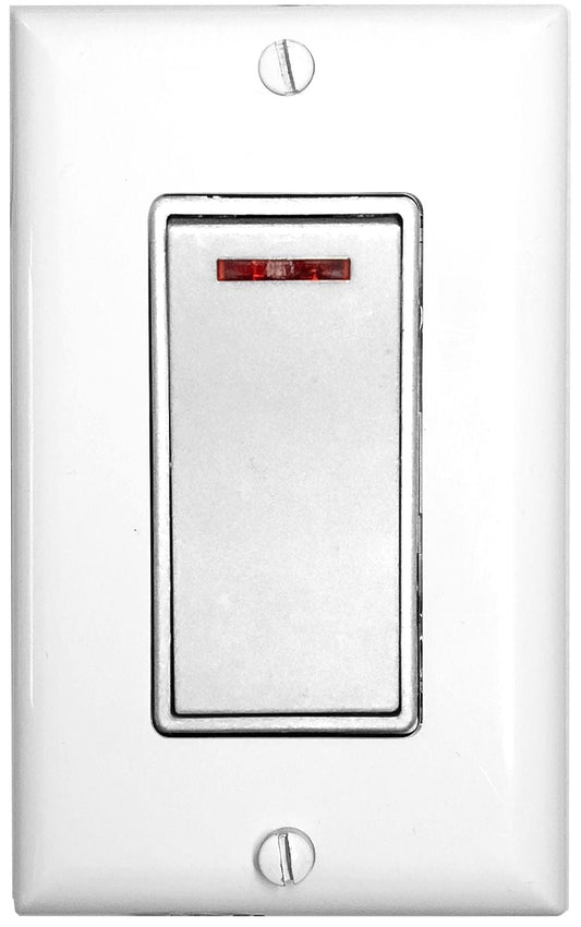 Amba ATW-S-W Amba Pilot Light Switch - White - ATW-S-W