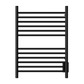 Amba Cape2332.2 Amba Cape Model 2332 12 Straight Bar Hardwired Towel Warmer in Matte Black - Cape2332.2