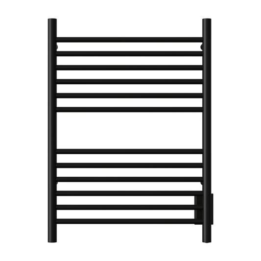 Amba Cape2332.2 Amba Cape Model 2332 12 Straight Bar Hardwired Towel Warmer in Matte Black - Cape2332.2