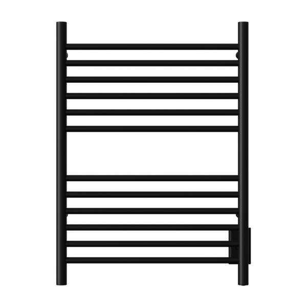 Amba Cape2332.2 Amba Cape Model 2332 12 Straight Bar Hardwired Towel Warmer in Matte Black - Cape2332.2