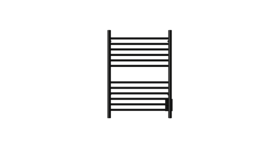 Amba Cape2332.2 Amba Cape Model 2332 12 Straight Bar Hardwired Towel Warmer in Matte Black - Cape2332.2