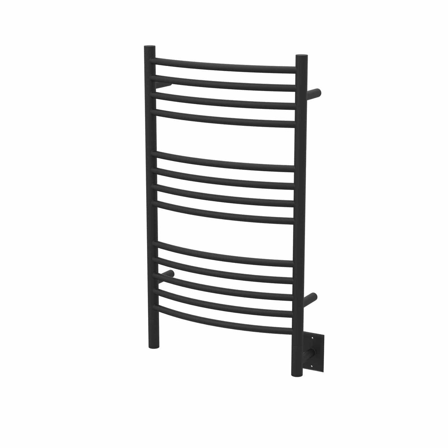 Amba CCMB Amba Jeeves Model C Curved 13 Bar Hardwired Towel Warmer in Matte Black - CCMB