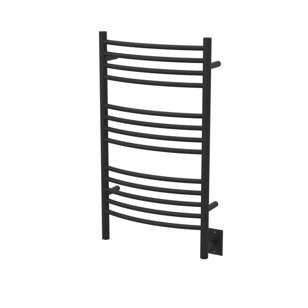 Amba CCMB Amba Jeeves Model C Curved 13 Bar Hardwired Towel Warmer in Matte Black - CCMB