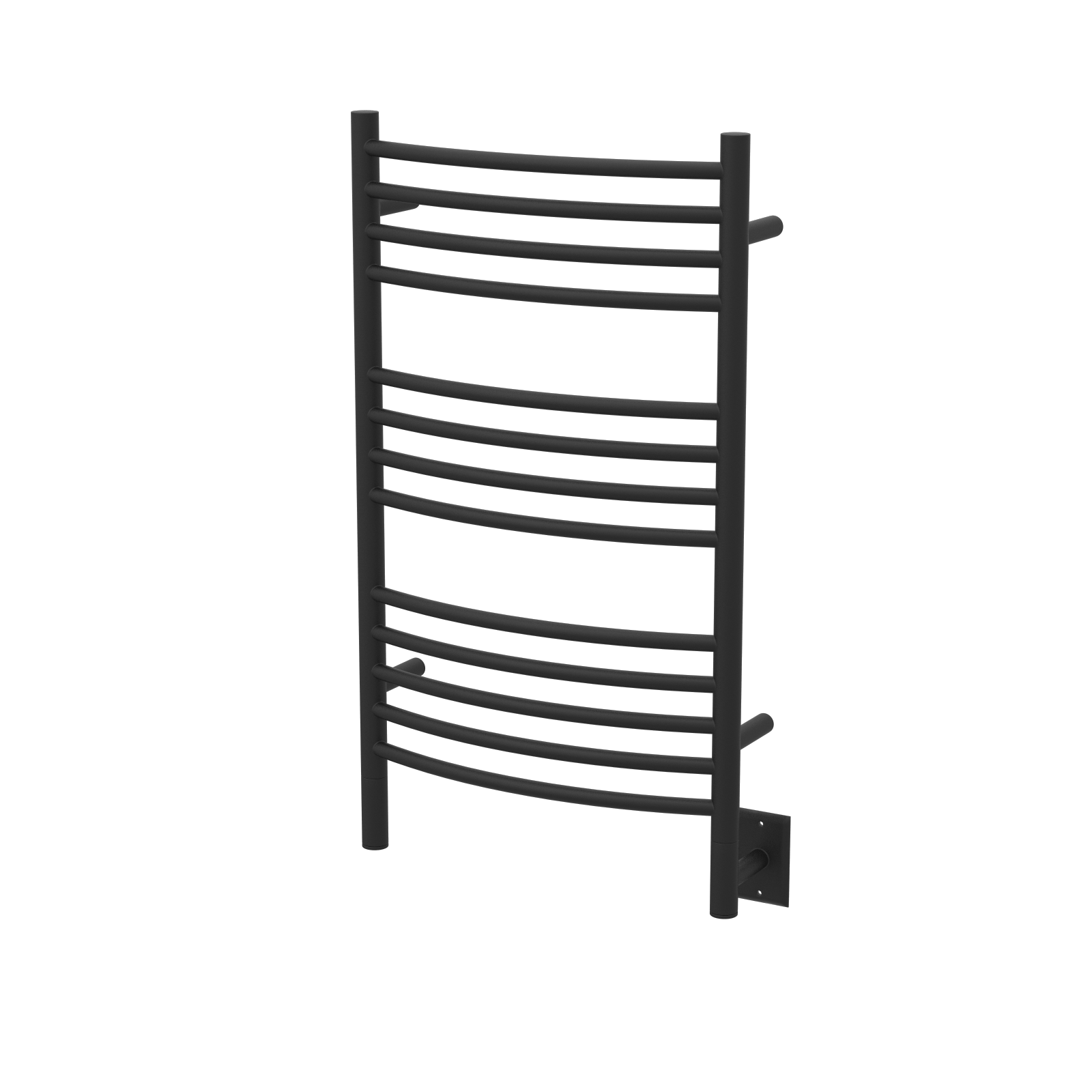 Amba CCMB Amba Jeeves Model C Curved 13 Bar Hardwired Towel Warmer in Matte Black - CCMB