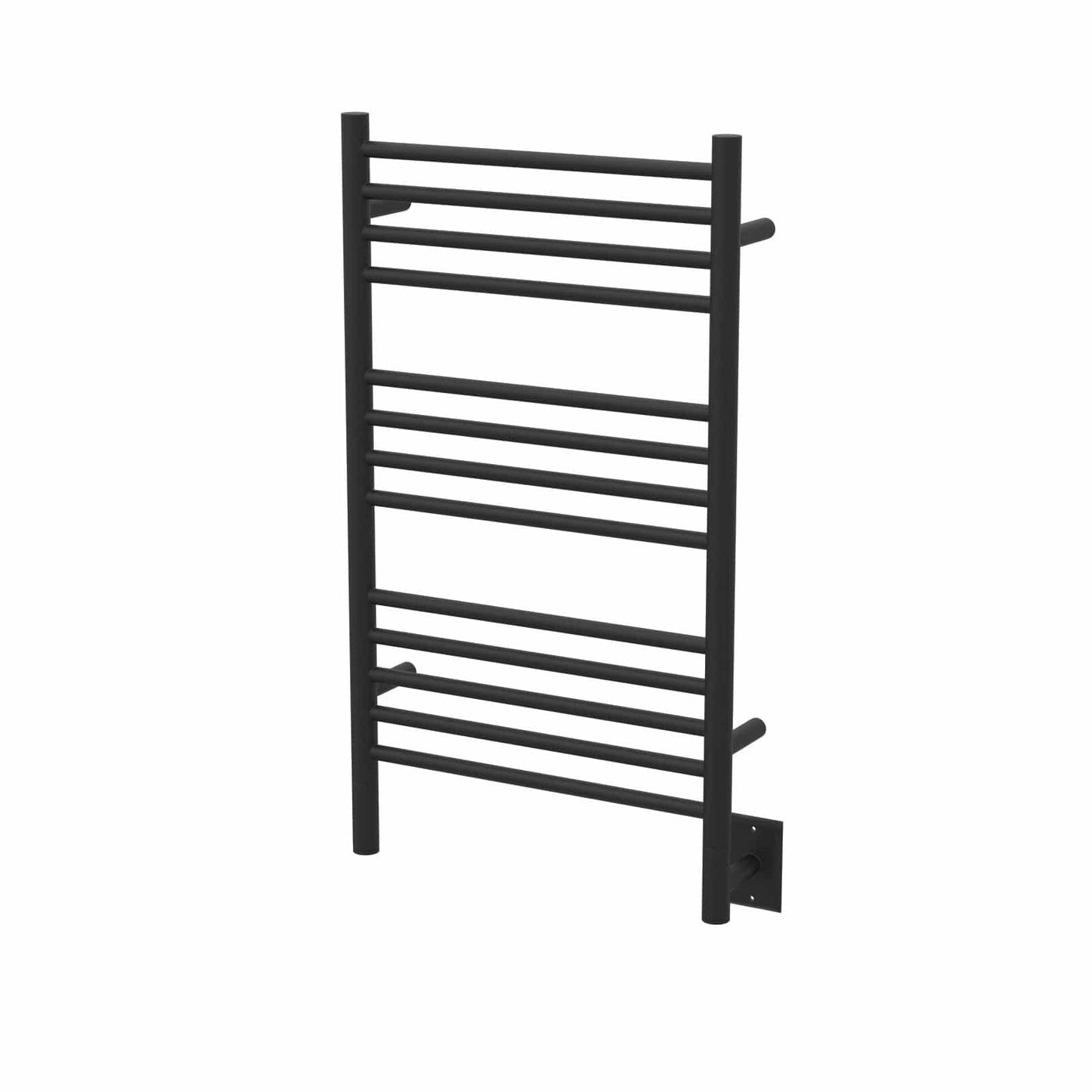 Amba CSMB Amba Jeeves Model C Straight 13 Bar Hardwired Towel Warmer in Matte Black - CSMB