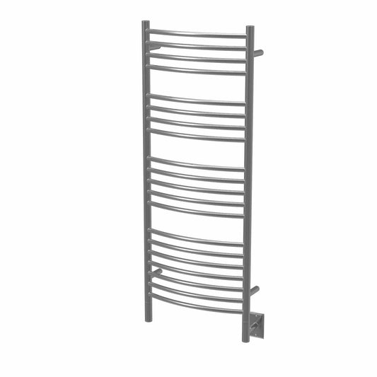 Amba DCB Amba Jeeves Model D Curved 20 Bar Hardwired Towel Warmer in Brushed - DCB