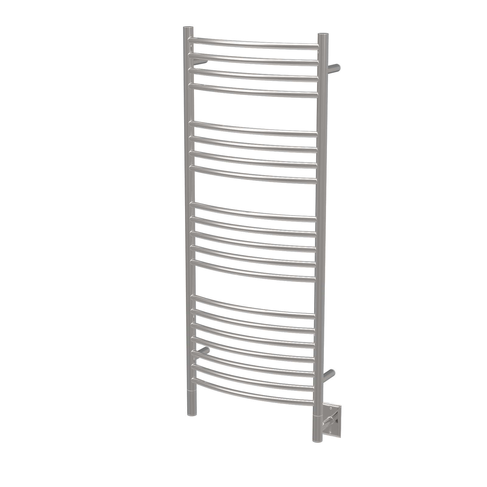 Amba DCP Amba Jeeves Model D Curved 20 Bar Hardwired Towel Warmer in Polished - DCP