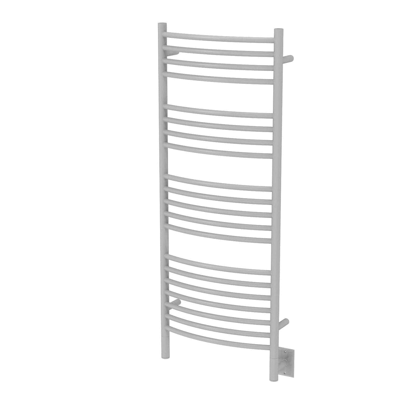 Amba DCW Amba Jeeves Model D Curved 20 Bar Hardwired Towel Warmer in White - DCW