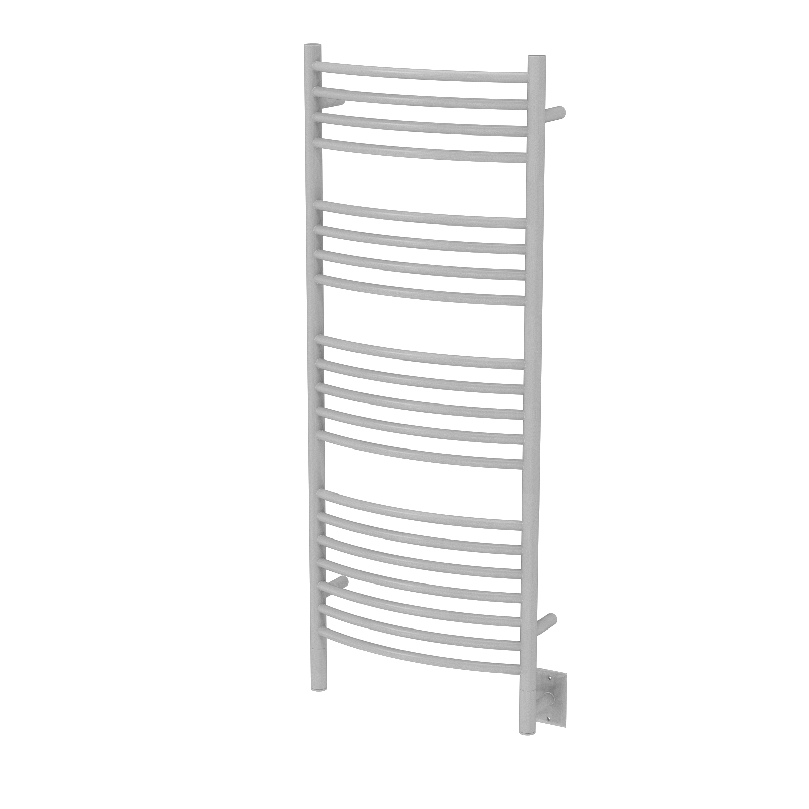 Amba DCW Amba Jeeves Model D Curved 20 Bar Hardwired Towel Warmer in White - DCW