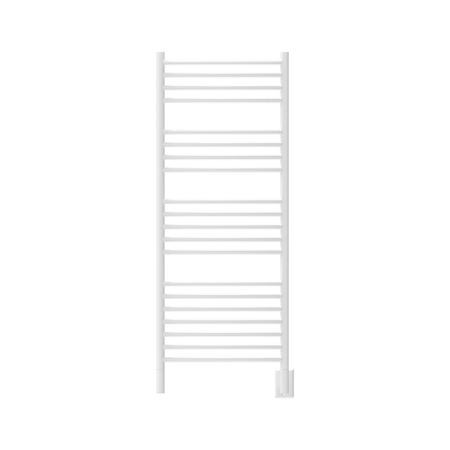 Amba DCW Amba Jeeves Model D Curved 20 Bar Hardwired Towel Warmer in White - DCW