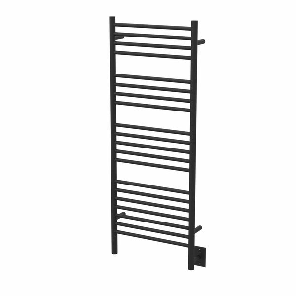 Amba DSMB Amba Jeeves Model D Straight 20 Bar Hardwired Towel Warmer in Matte Black - DSMB