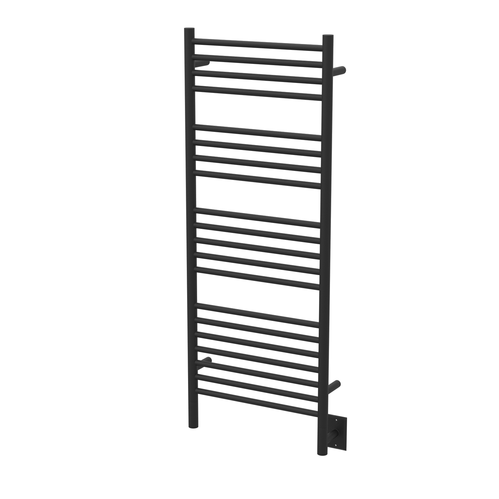 Amba DSMB Amba Jeeves Model D Straight 20 Bar Hardwired Towel Warmer in Matte Black - DSMB