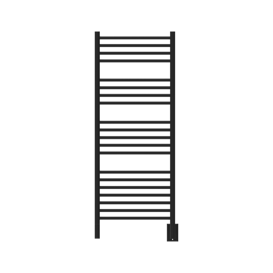 Amba DSMB Amba Jeeves Model D Straight 20 Bar Hardwired Towel Warmer in Matte Black - DSMB