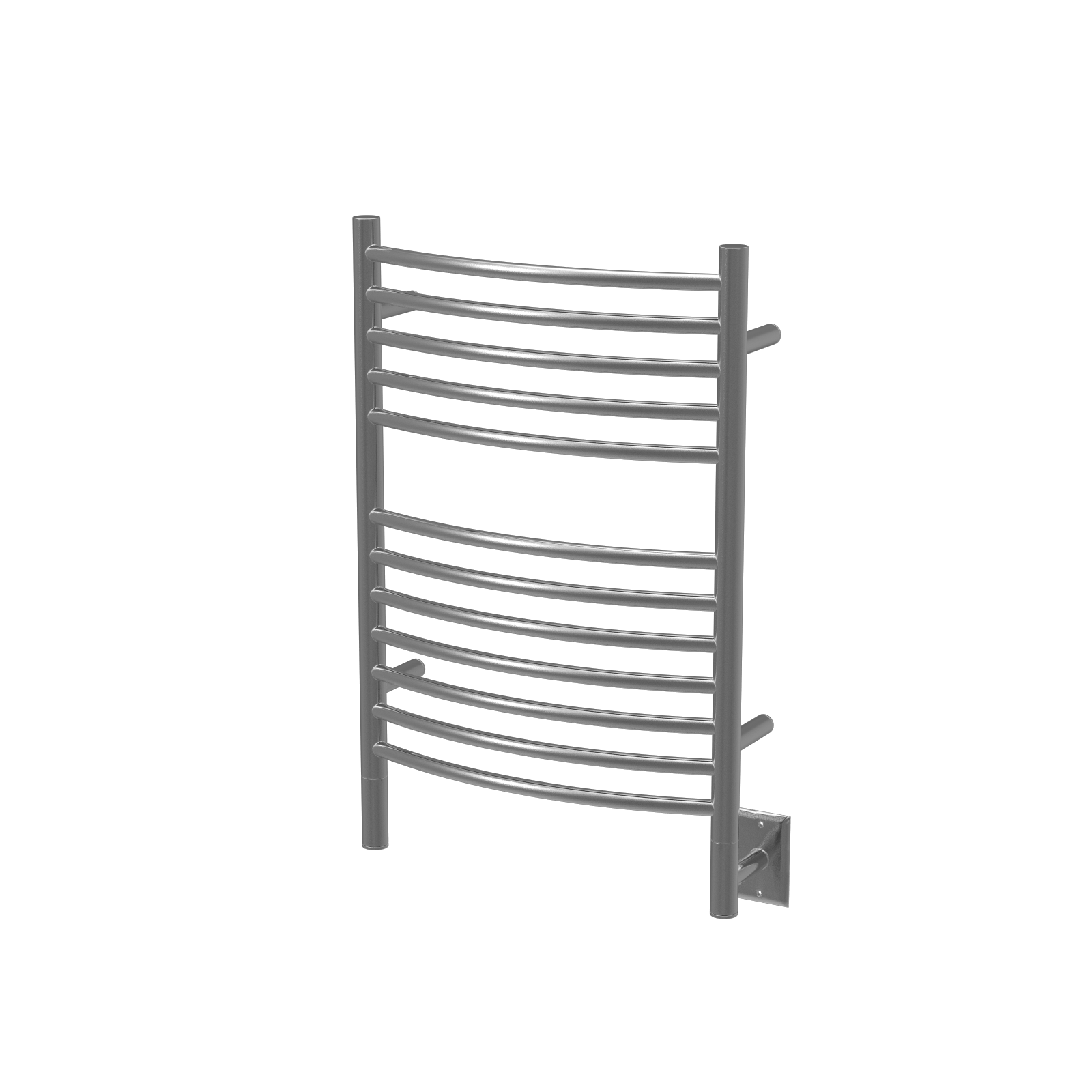 Amba ECB Amba Jeeves Model E Curved 12 Bar Hardwired Towel Warmer in Brushed - ECB