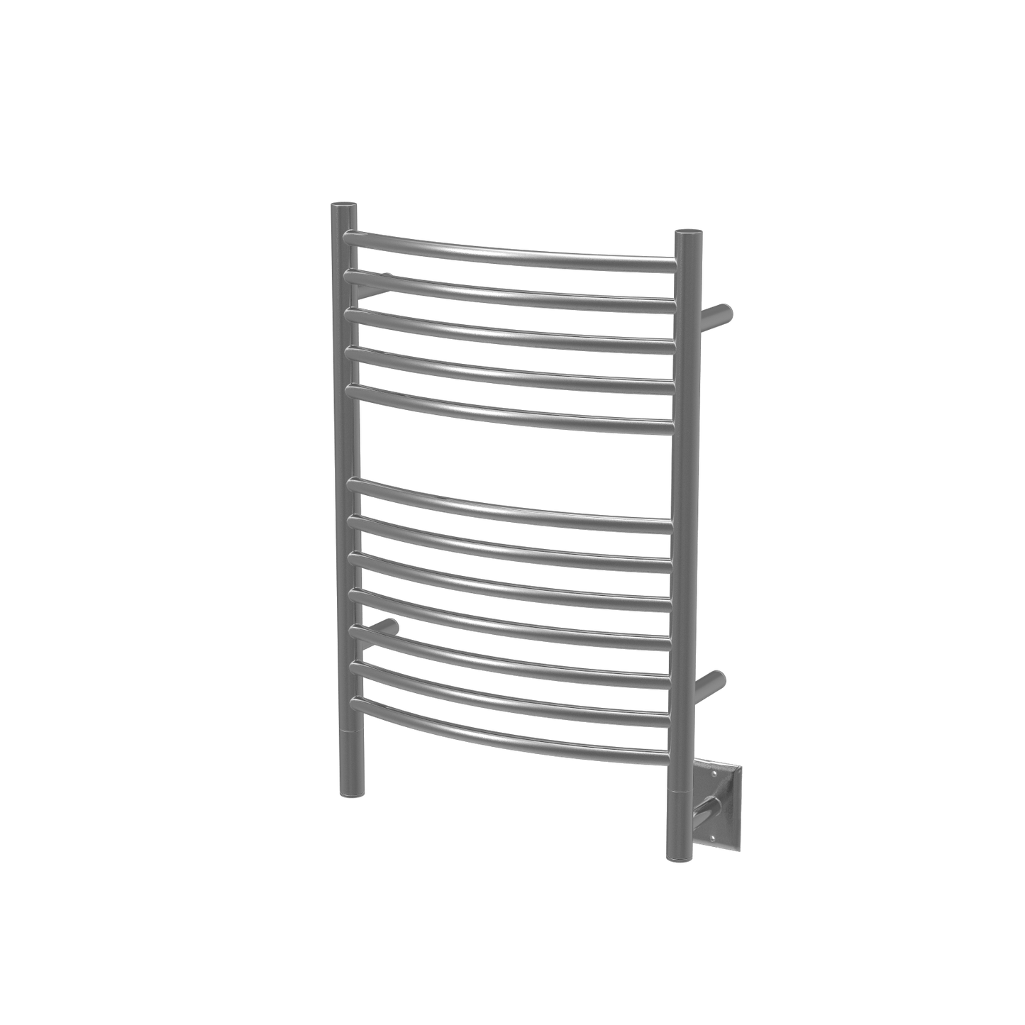 Amba ECB Amba Jeeves Model E Curved 12 Bar Hardwired Towel Warmer in Brushed - ECB