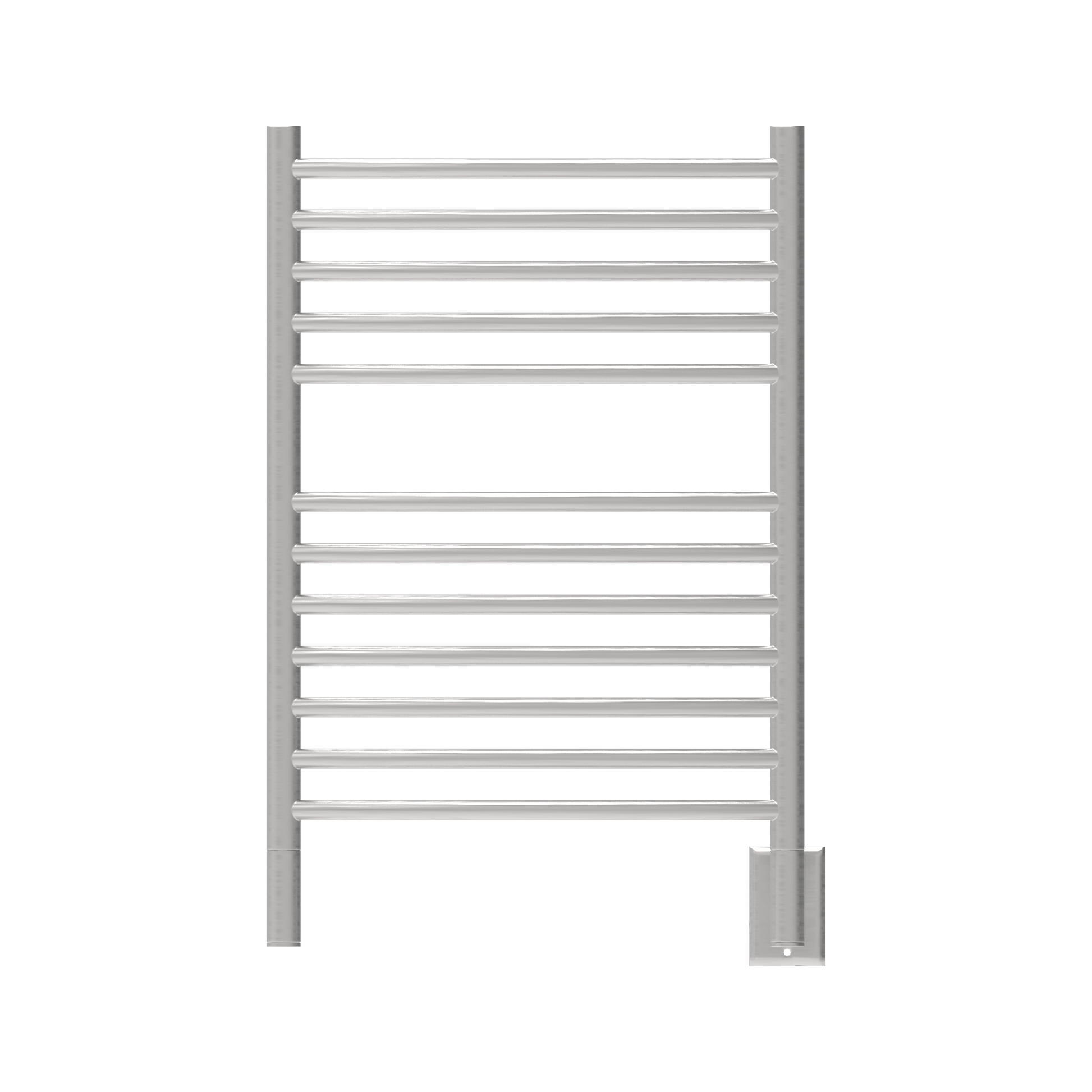 Amba ECB Amba Jeeves Model E Curved 12 Bar Hardwired Towel Warmer in Brushed - ECB