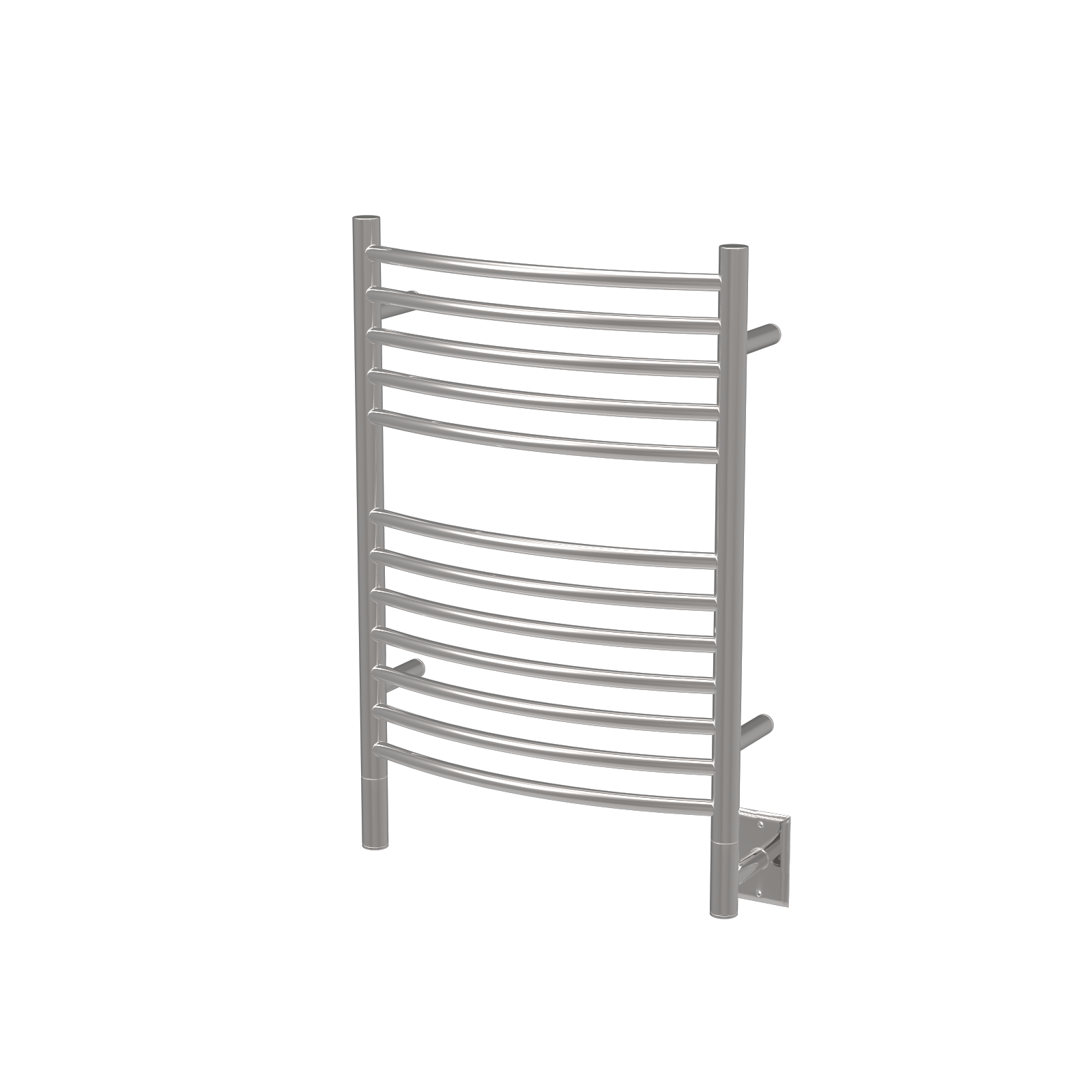 Amba ECP Amba Jeeves Model E Curved 12 Bar Hardwired Towel Warmer in Polished - ECP