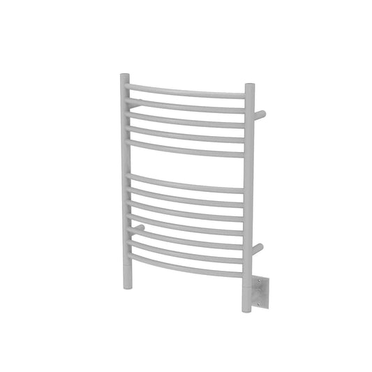Amba ECW Amba Jeeves Model E Curved 12 Bar Hardwired Towel Warmer in White - ECW