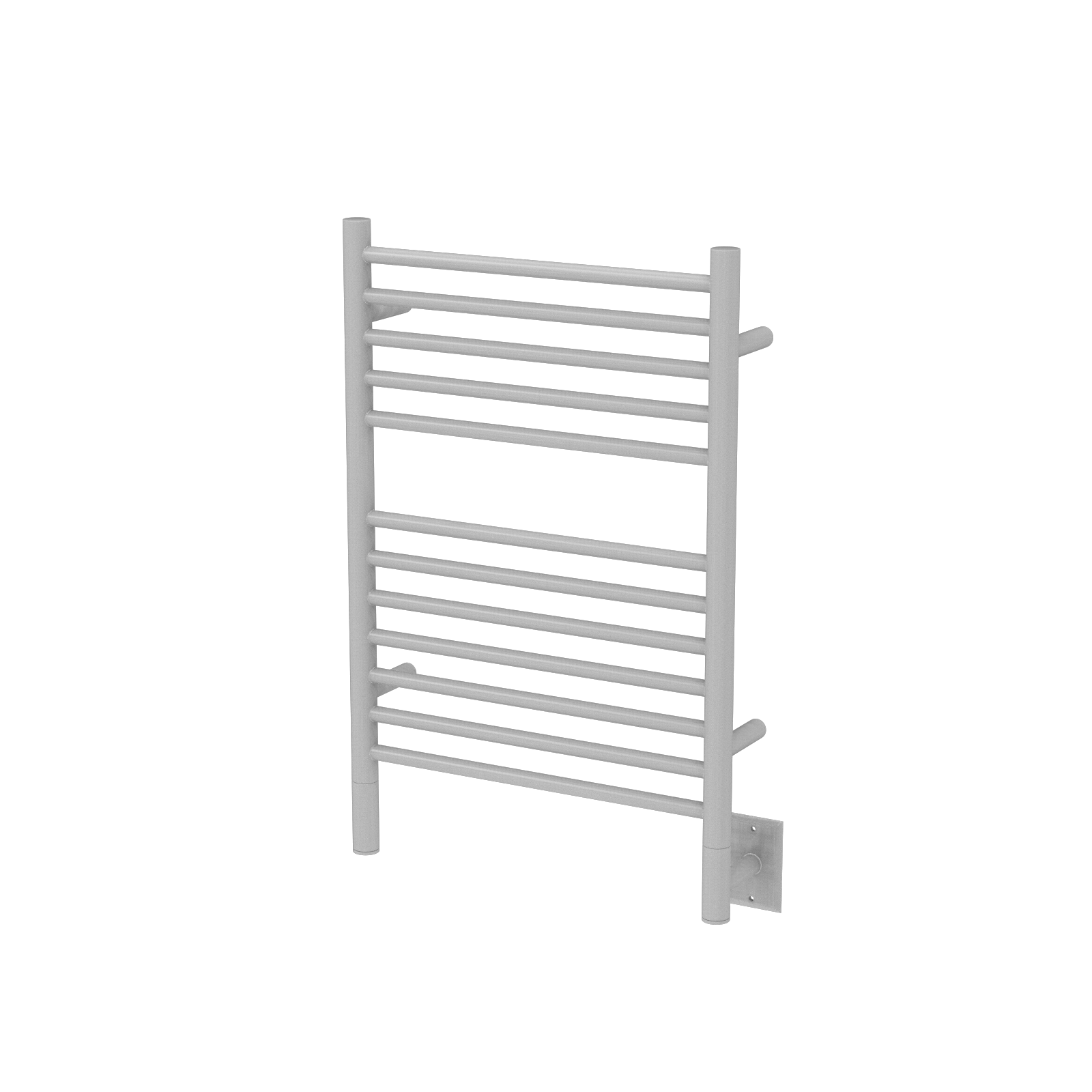 Amba ESW Amba Jeeves Model E Straight 12 Bar Hardwired Towel Warmer in White - ESW