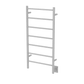 Amba FSW Amba Jeeves Model F Straight 7 Bar Hardwired Drying Rack in White - FSW