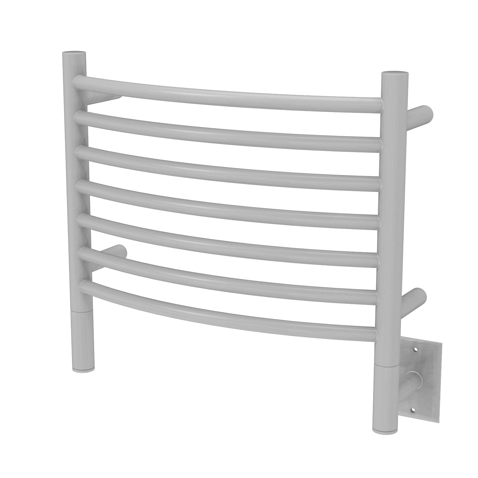 Amba HCW Amba Jeeves Model H Curved 7 Bar Hardwired Towel Warmer in White - HCW