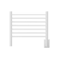 Amba HCW Amba Jeeves Model H Curved 7 Bar Hardwired Towel Warmer in White - HCW