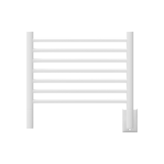 Amba HCW Amba Jeeves Model H Curved 7 Bar Hardwired Towel Warmer in White - HCW