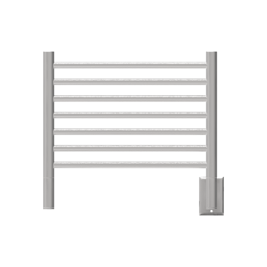 Amba HSB Amba Jeeves Model H Straight 7 Bar Hardwired Towel Warmer in Brushed - HSB