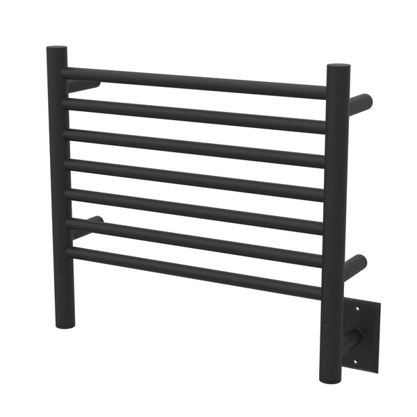 Amba HSMB Amba Jeeves Model H Straight 7 Bar Hardwired Towel Warmer in Matte Black - HSMB