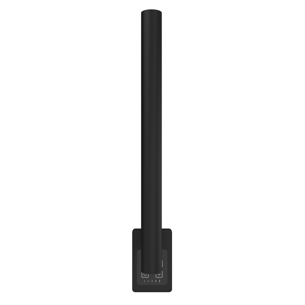 Amba i20RO.MB Amba Modello i Round 20" Hardwired Single Bar in Matte Black - i20RO.MB